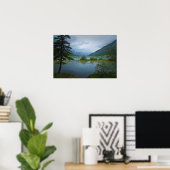 Bow Lake Morning Poster (Thuiskantoor)