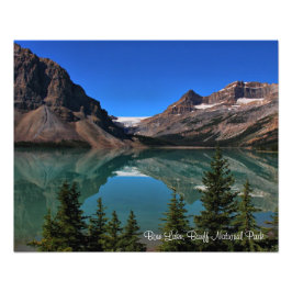 Bow Lake Photographic Print Foto Afdruk