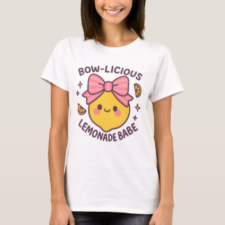 Bow-Licious Lemonade Babe png – Schattigee Girly F T-shirt