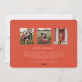 Bow Lijst Kerstkrans Kerst Kaart (Achterkant)