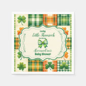 Bow Lucky Little Shamrock Baby shower Servet (Voorkant)