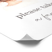 Bow meisje verjaardag gunst teken poster (Hoek)