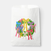 Bow Merry And Bright Christmas Bedankzakje (Voorkant)