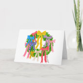 Bow Merry And Bright Christmas  Kaart (Voorkant)