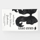 Bow Modern Graduation Welcome Sign Spandoek (Horizontaal)