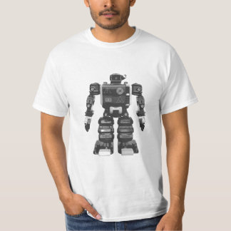 Bow naar de robotoverlading t-shirt