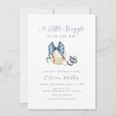 Bow Pacifier Baseball Sport Baby Shower Kaart (Voorkant)