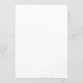 Bow Pearls Advies & Wishes Vrijgezellenfeest Kaart (Achterkant)