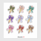 Bow Pencil Stickers (Vel)