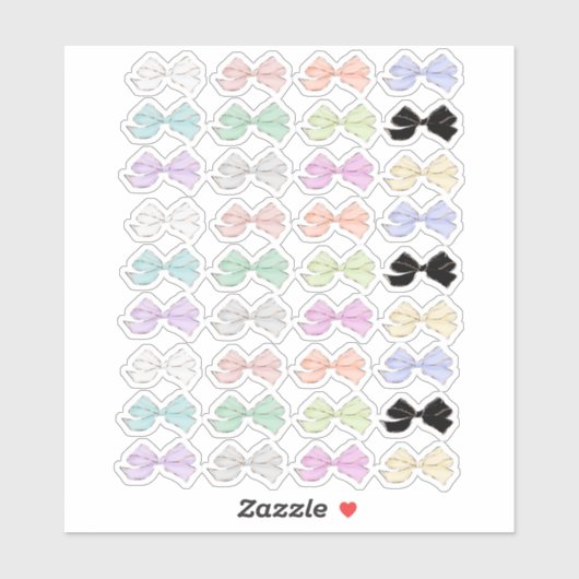 Bow Planner-Stickers Sticker (Vel)