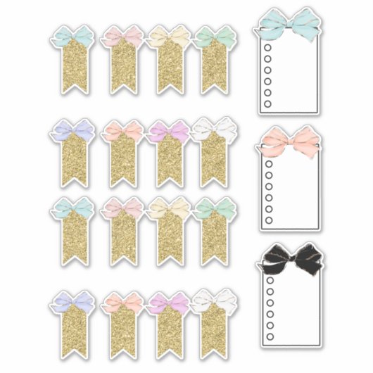 Bow Planner-Stickers Sticker (Voorkant)