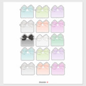 Bow Planner-Stickers Sticker (Vel)