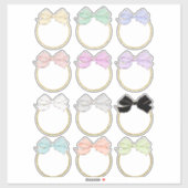 Bow Planner-Stickers Sticker (Vel)