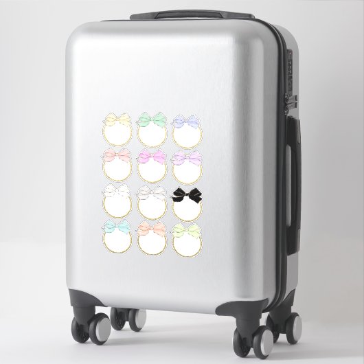 Bow Planner-Stickers Sticker (Koffer)