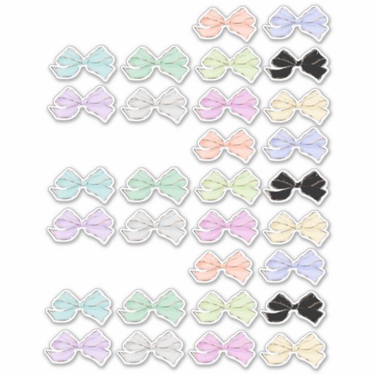 Bow Planner-Stickers Sticker (Voorkant)