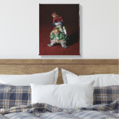 Bow porcelain figuur Winter, c.1760-63 Canvas Afdruk (Insitu (Slaapkamer))