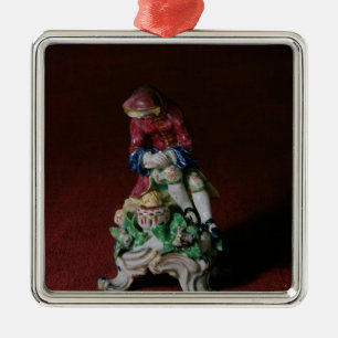 Bow porcelain figuur Winter, c.1760-63 Metalen Ornament