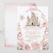 Bow Princess ONE-CE Upon a time birthday Castle Kaart (Voorkant / Achterkant)