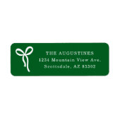 Bow Return Address Label (Voorkant)