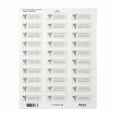 Bow Return Address Label (Full Sheet)