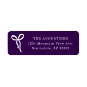 Bow Return Address Label (Voorkant)
