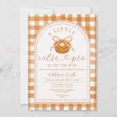 Bow Ribbon Cutie Pie is onderweg naar het Baby sho Kaart (Voorkant)