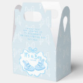 Bow Ribbon is een jongen Bedankdoosjes (Open)