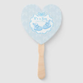 Bow Ribbon is een jongen Handwaaier (Voorkant)