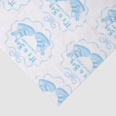 Bow Ribbon is een jongen Tissuepapier (Detail)