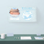 Bow Ribbon is een jongen welkom Spandoek (Beurs)