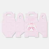 Bow Ribbon is een meisje Bedankdoosjes (Ongevouwen)