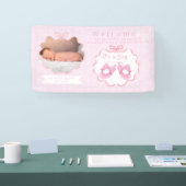 Bow Ribbon is een meisje welkom Spandoek (Beurs)