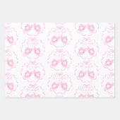 Bow Ribbon is een wit meisje Inpakpapier Vel (Voorkant 3)