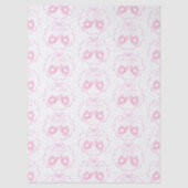 Bow Ribbon is een wit meisje Tissuepapier (Voorkant)