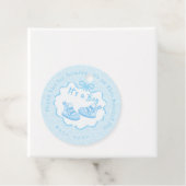 Bow Ribbon Its a Boy Bedankjes Labels (In situ)