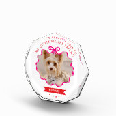 Bow Ribbon Pet Memory Photo Red Fotoblokken (Rechts)