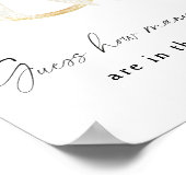 Bow & Ring Bridal shower - How Many Bows Poster (Hoek)