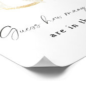 Bow & Ring Vrijgezellenfeest - Hoeveel ringen Poster (Hoek)