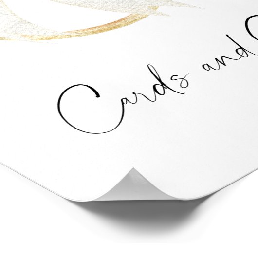 Bow & Ring Vrijgezellenfeest Kaarten en geschenken Poster (Hoek)