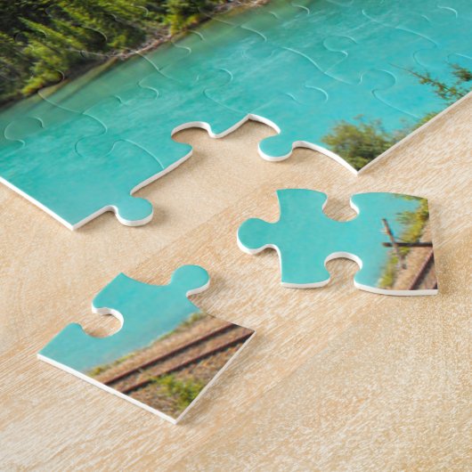 Bow River Banff Alberta Canada. Legpuzzel (Zijkant)