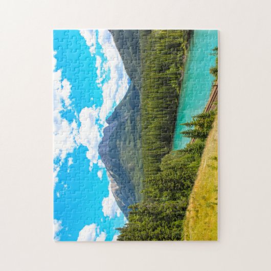 Bow River Banff Alberta Canada. Legpuzzel (Verticaal)