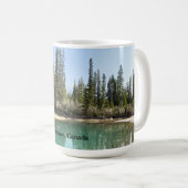 Bow-rivier in Canmore Canada Koffiemok (Voorkant rechts)