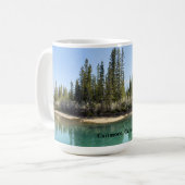 Bow-rivier in Canmore Canada Koffiemok (Voorkant links)