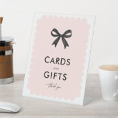 Bow Roze Kaarten en geschenken Vrijgezellenfeest Reclamebord Met Voetstuk (Insitu)