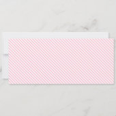 Bow Roze Streep Happy Easter Gift Voucher Kaart (Achterkant)