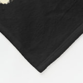 Bow Santa Christmas Nativity Scene Every Knee Shal Fleece Deken (Hoek)