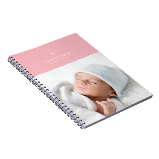 Bow & Scallops Journal - Bubblegum Notitieboek (Rechterzijde)