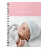 Bow & Scallops Journal - Bubblegum Notitieboek (Voorkant)