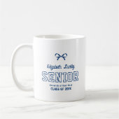 Bow Senior Custom Jaar Script Graduate College Koffiemok (Links)
