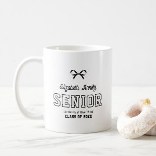 Bow Senior Custom Jaar Script Graduate College Koffiemok